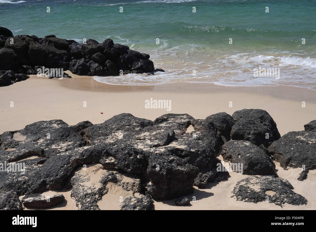 La plage de sable de El Cotillo, Fuerteventura, Espagne Banque D'Images