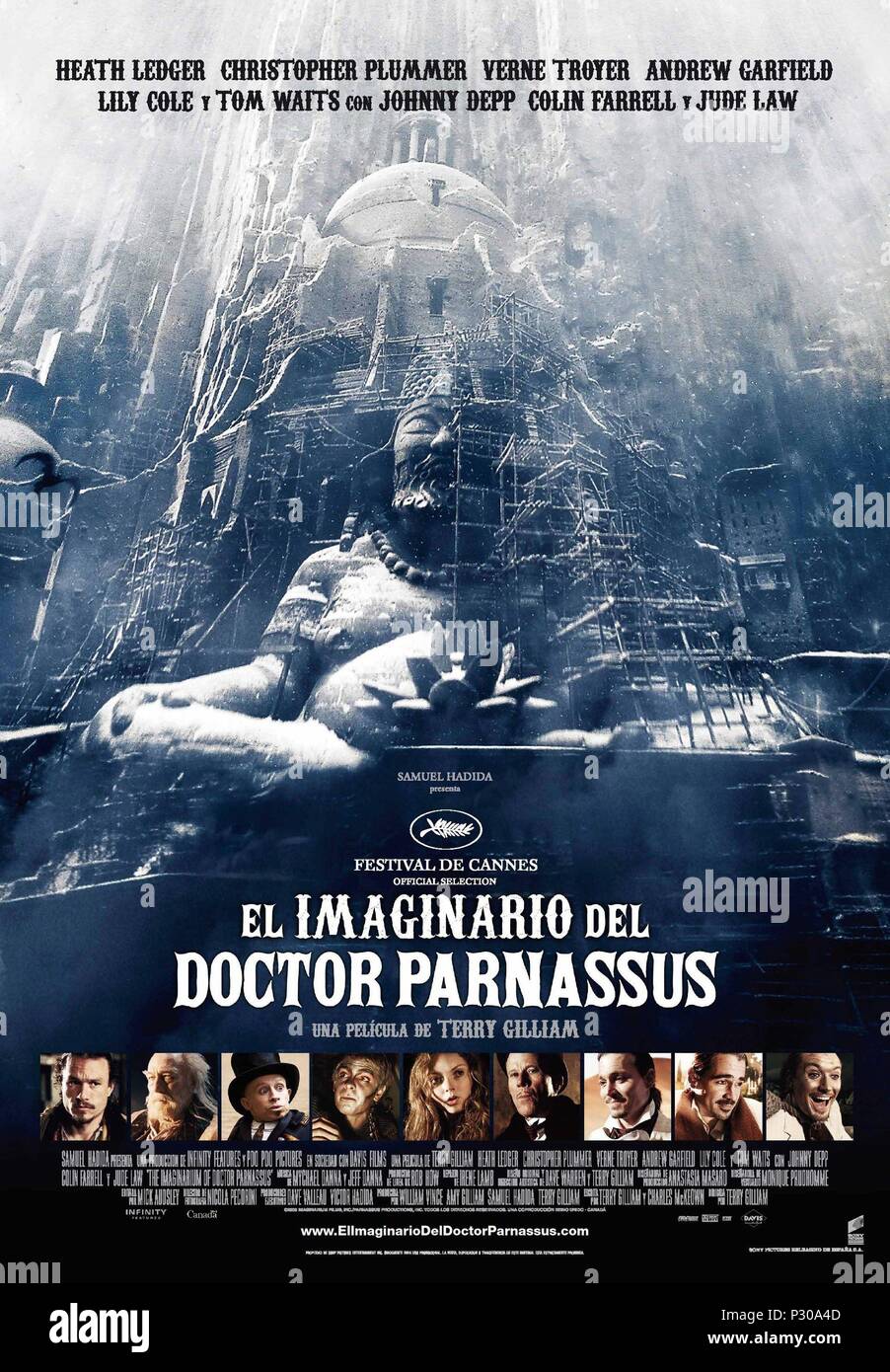 Titre original : L'IMAGINARIUM DU DOCTEUR PARNASSUS. Titre en anglais : L'IMAGINARIUM DU DOCTEUR PARNASSUS. Film Réalisateur : Terry Gilliam. Année : 2009. Crédit : Infinity propose des divertissements/Icon Productions // Album Banque D'Images