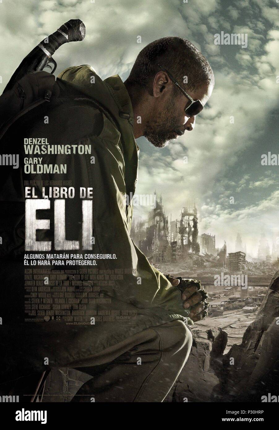 Titre original : LE LIVRE D'ELI. Titre en anglais : LE LIVRE D'ELI. Directeur de film : ALBERT HUGHES, ALLEN HUGHES. Année : 2010. Credit : ALCON ENTERTAIMENT / Album Banque D'Images
