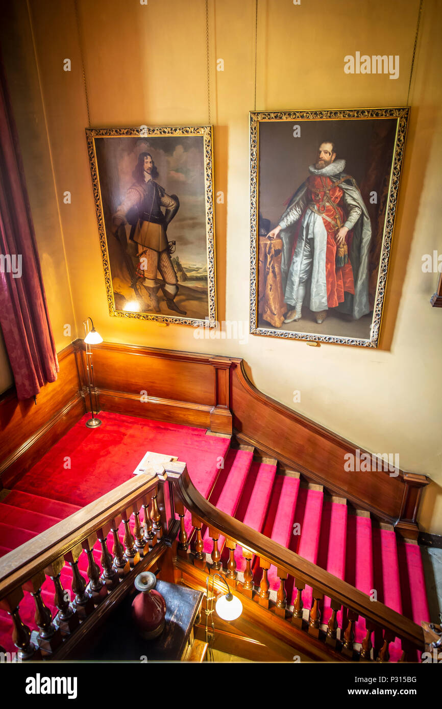 L'image de l'intérieur à l'Altricham National Trust House dans Cheshire Banque D'Images