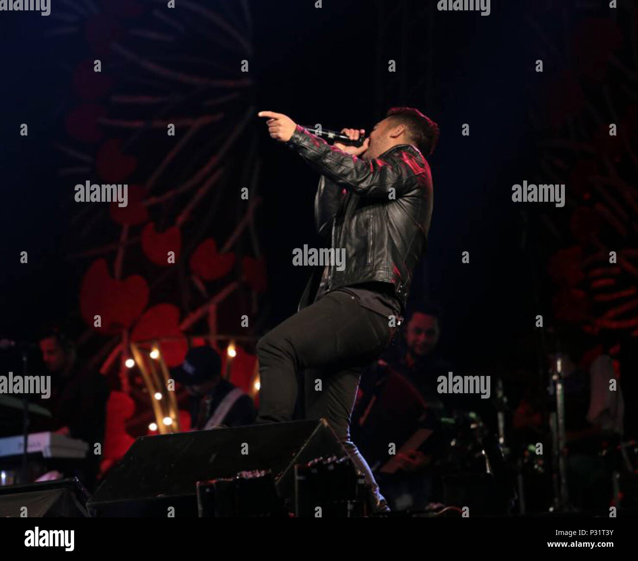 Le Brésil. 15 Juin, 2018. Chanteurs brésilien Henrique & Juliano effectuer trop de fans et les clients de Rodeo Americana, le plus grand festival Sertanejo. Credit : Leco Viana/Thenews2/Pacific Press/Alamy Live News Banque D'Images