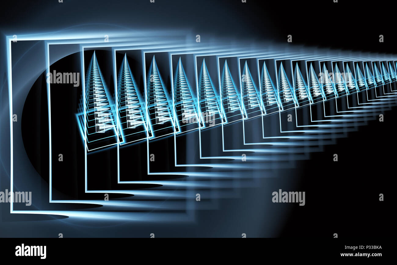 Abstract background fractale, texture Banque D'Images
