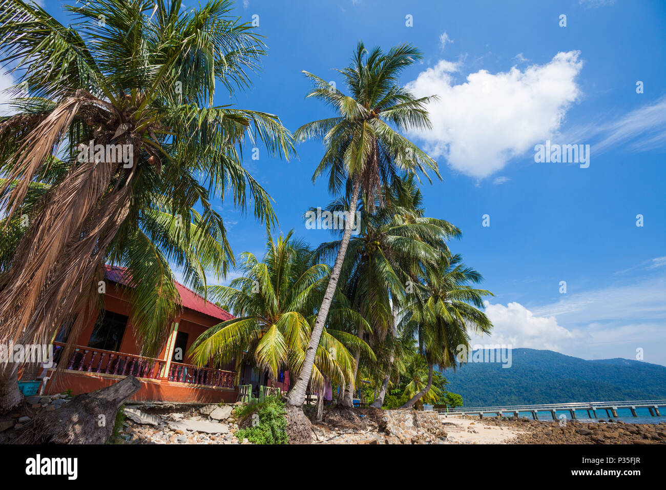 Air Batang (ABC), (Pulau Tioman, Malaisie) Banque D'Images