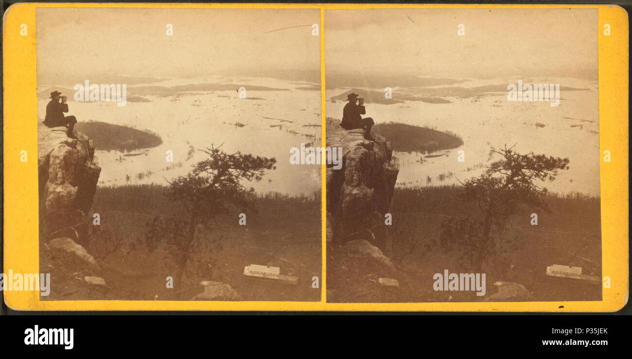 . Chattanooga dans de hautes eaux. Création : 1865 ?-1886. Référence : [1865 ?-1886]. Mentions légales Source : 1865 ?-1909.. Point numérique publié le 1-25-2006 ; mise à jour 6-4-2009. 62 Chattanooga en haute eau, par J. B. Linn Banque D'Images