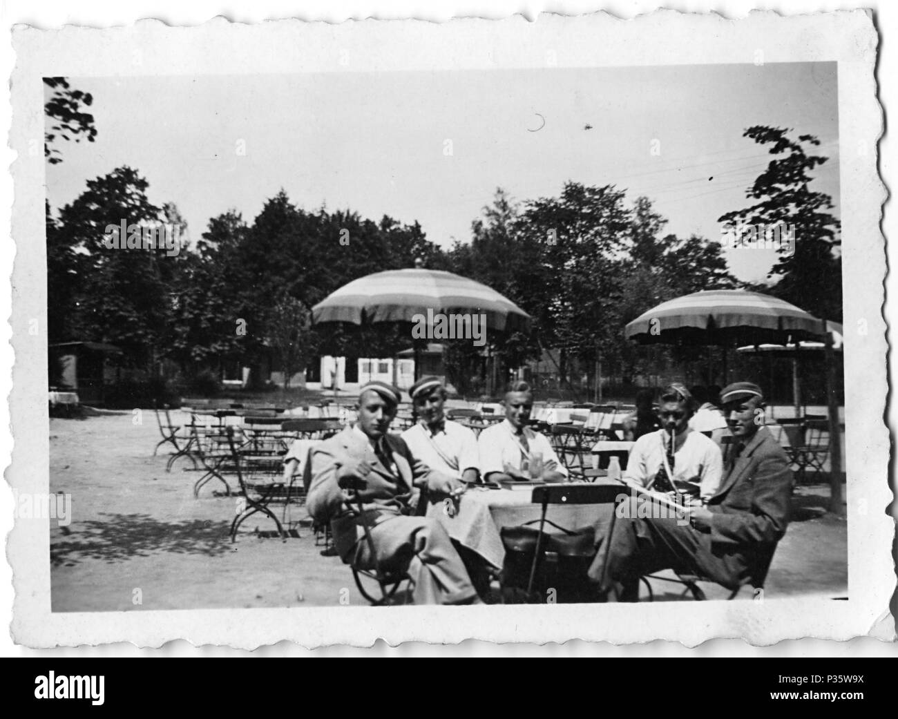 Photo historique, les étudiants de bar à Jena 1930 ca. Allemagne Banque D'Images