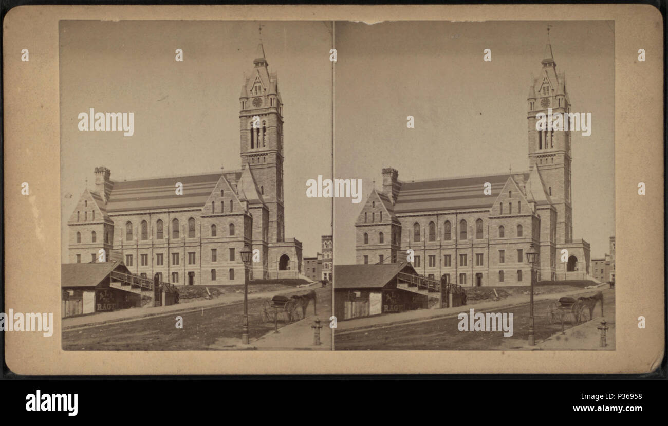 . Église, Hartford, Conn. TITRE ALTERNATIF : des vues stéréoscopiques, Connecticut Valley. Création : 1892. Couverture : 1867 ?-1890 ?. Mentions légales Source : 1867 ?-1890 ?. Article publié le 12-1-2005 numérique ; mis à jour le 2-11-2009. 65 Église, Hartford, Conn., par Milan P. Warner Banque D'Images