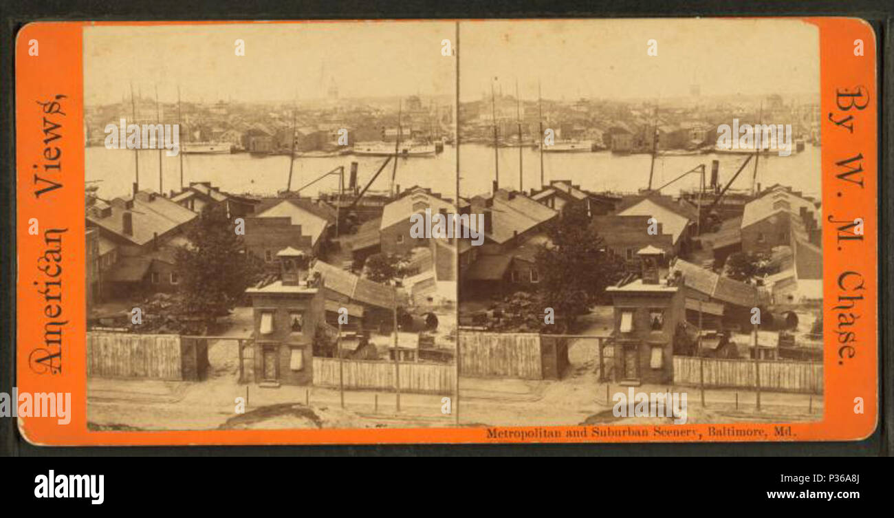 . Ville de Baltimore, de Federal Hill. Titre alternatif : American views ; Metropolitan et paysages de banlieue, Baltimore, Md.. Création : ca. 1879. Référence : [ca. 1879]. Mentions légales Source : 1860 ?-1890 ?. Point numérique publié le 7-28-2005 ; mise à jour 4-23-2009. 67 ville de Baltimore, de Federal Hill, par Chase, W. M. (1881-1944), 1818 - 9-1905 Banque D'Images