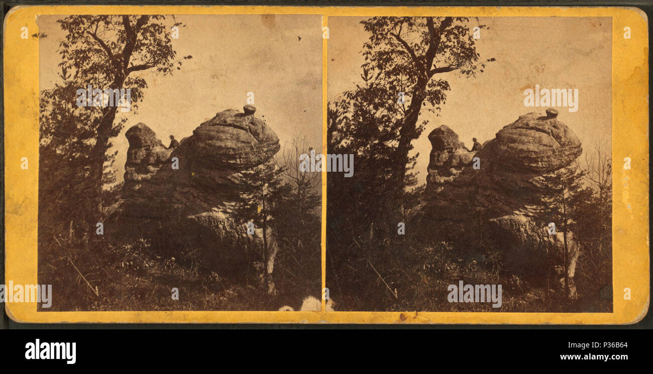 . Falaise sur l'Alun Printemps, au sommet de la montagne. Titre alternatif : Lookout Mountain views. Création : 1865 ?-1886. Référence : [1865 ?-1886]. Mentions légales Source : 1865 ?-1909.. Point numérique publié le 1-25-2006 ; mise à jour 6-4-2009. 69 falaise sur le ressort de l'alun, en haut de la montagne, par J. B. Linn 2 Banque D'Images