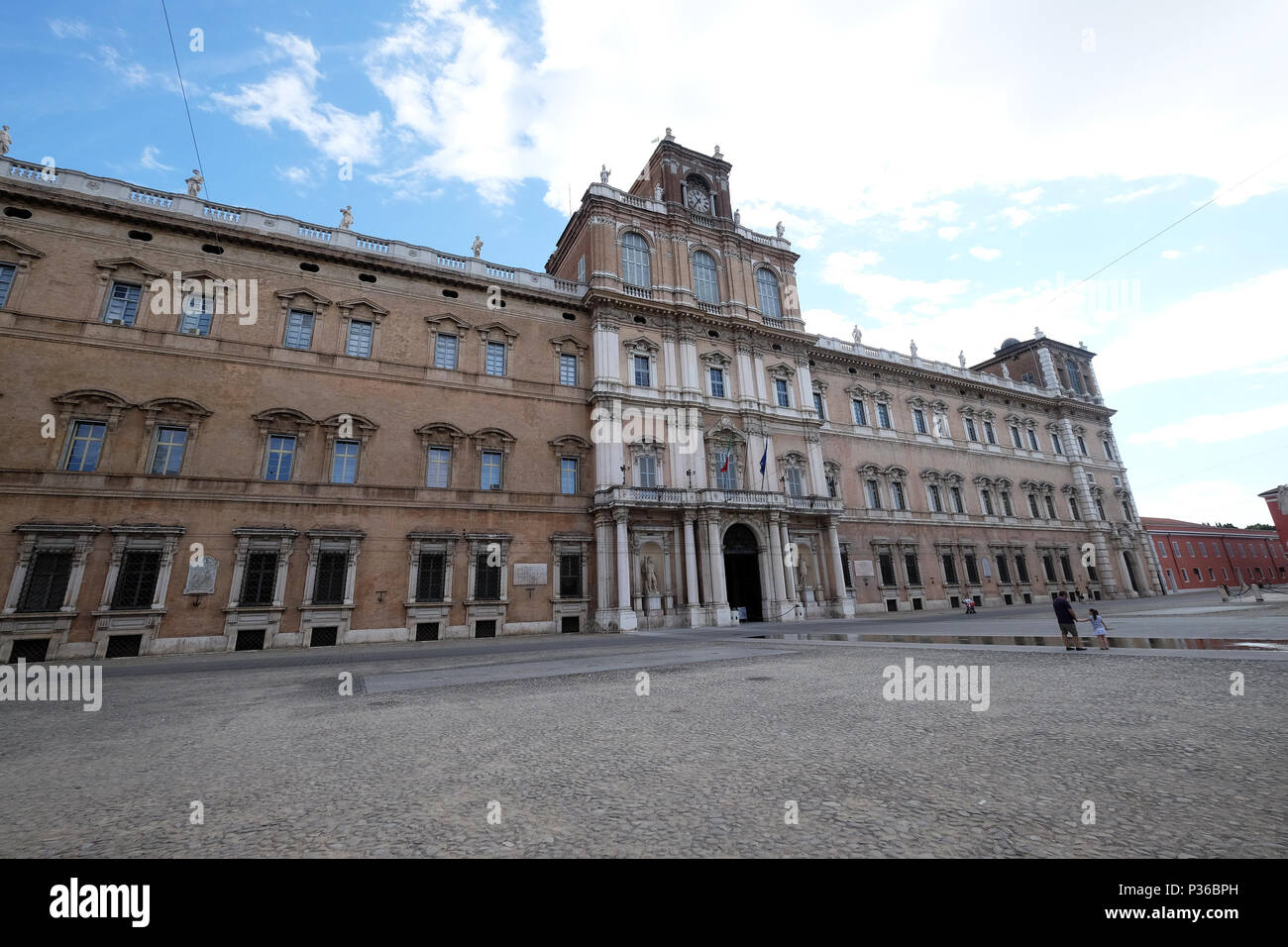 Palais Ducal maintenant l'Académie Militaire Italienne., Modena, Italie Banque D'Images