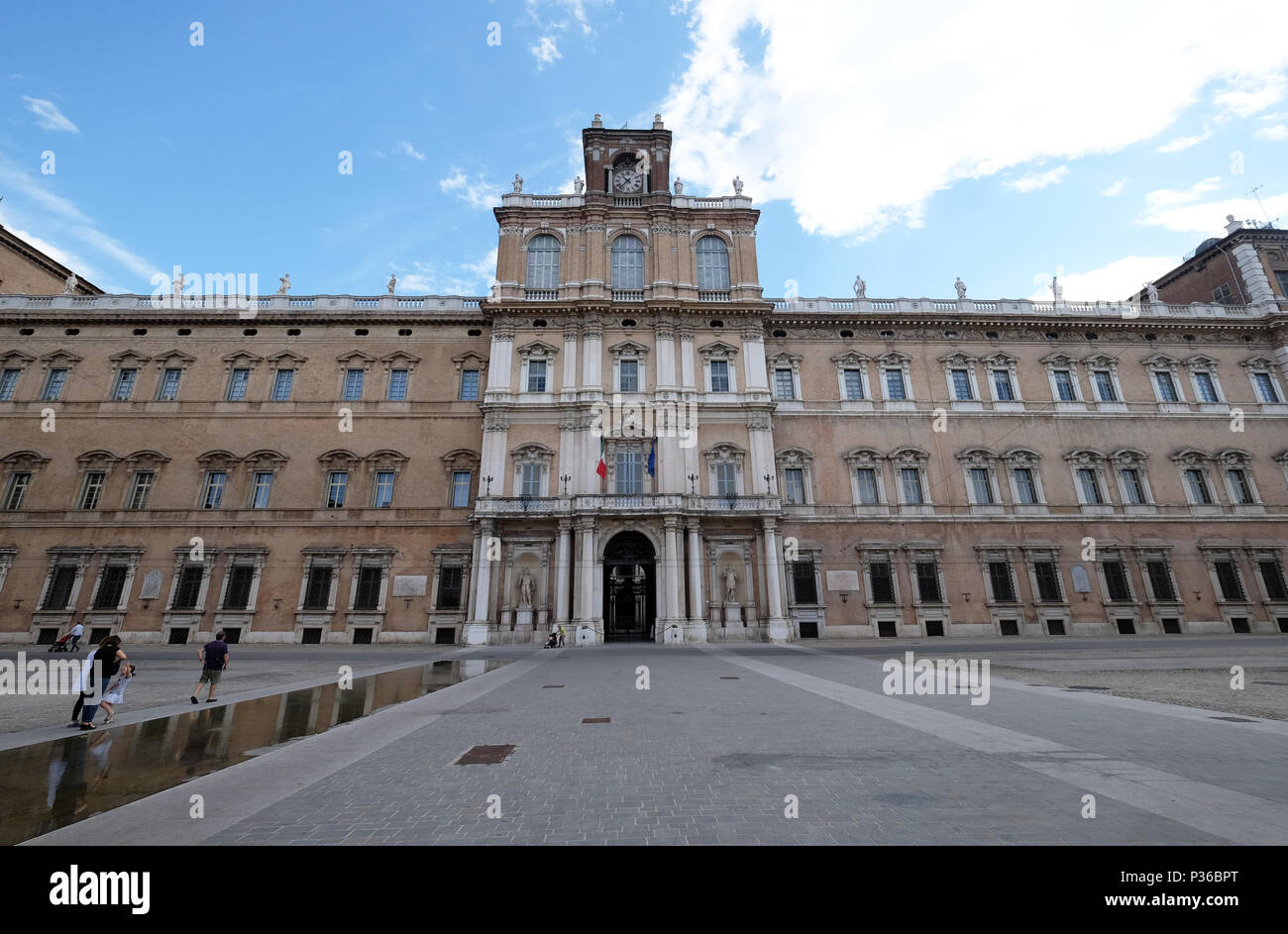 Palais Ducal maintenant l'Académie Militaire Italienne., Modena, Italie Banque D'Images