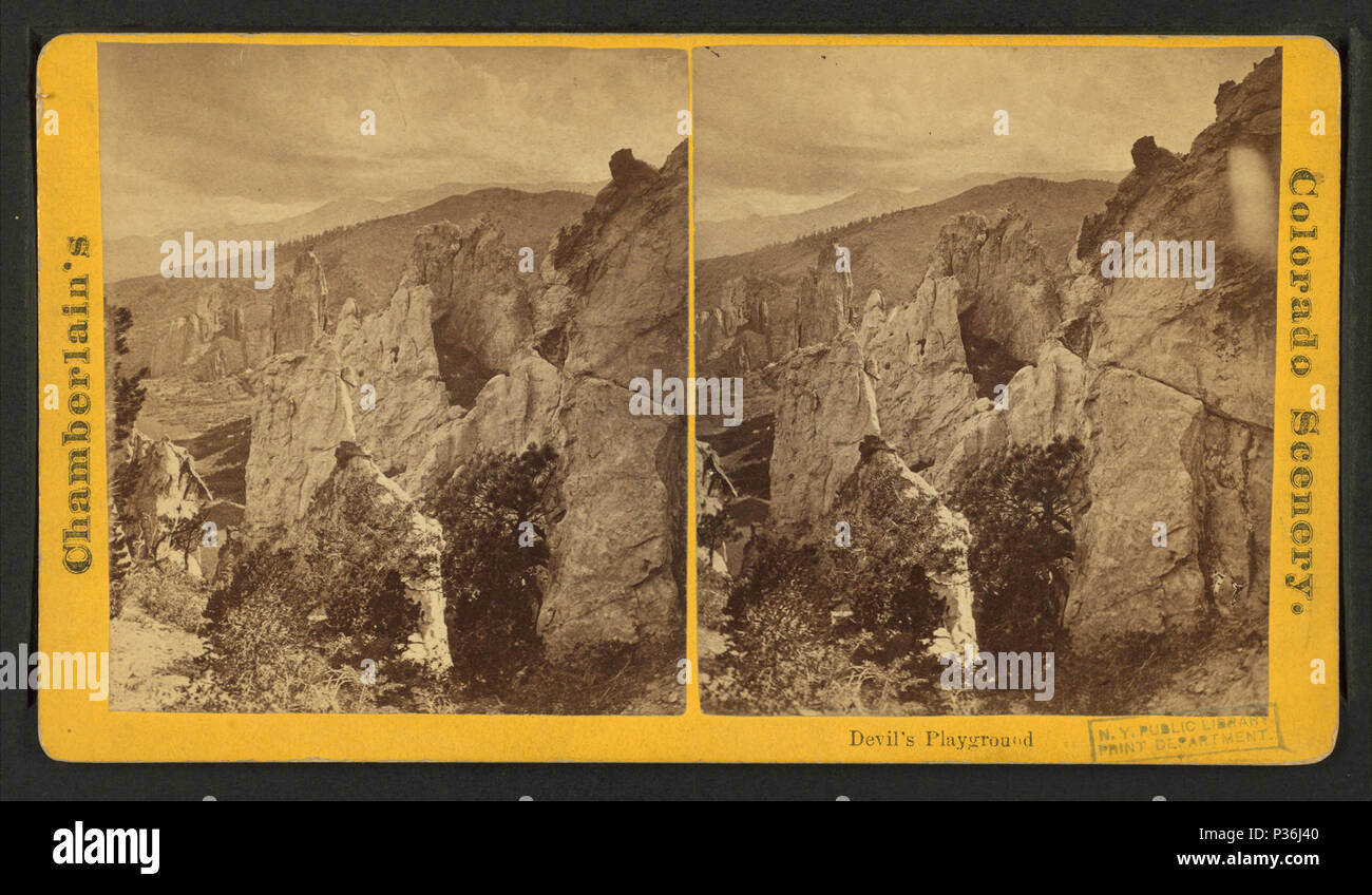 85 aire du diable, par Chamberlain, W. G. (William Gunnison) Banque D'Images