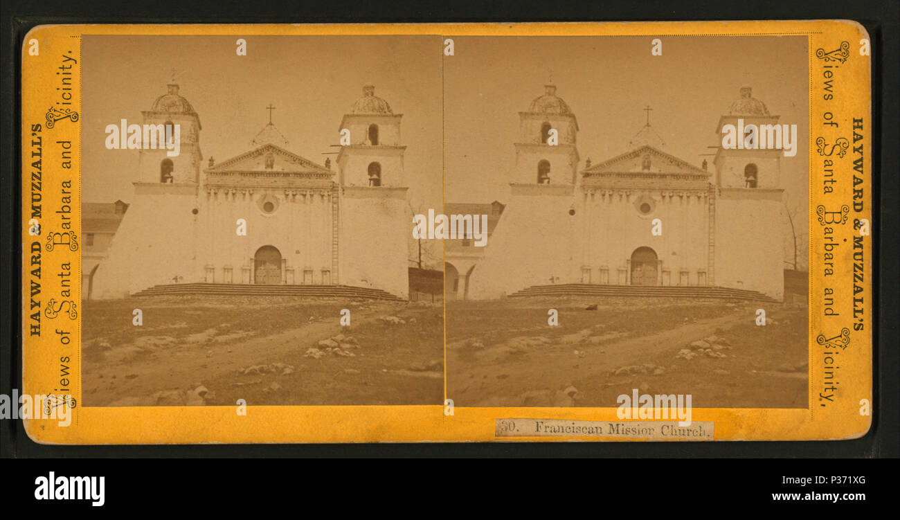 111 Mission franciscaine, de l'Église par Hayward &AMP ; Muzzall Banque D'Images