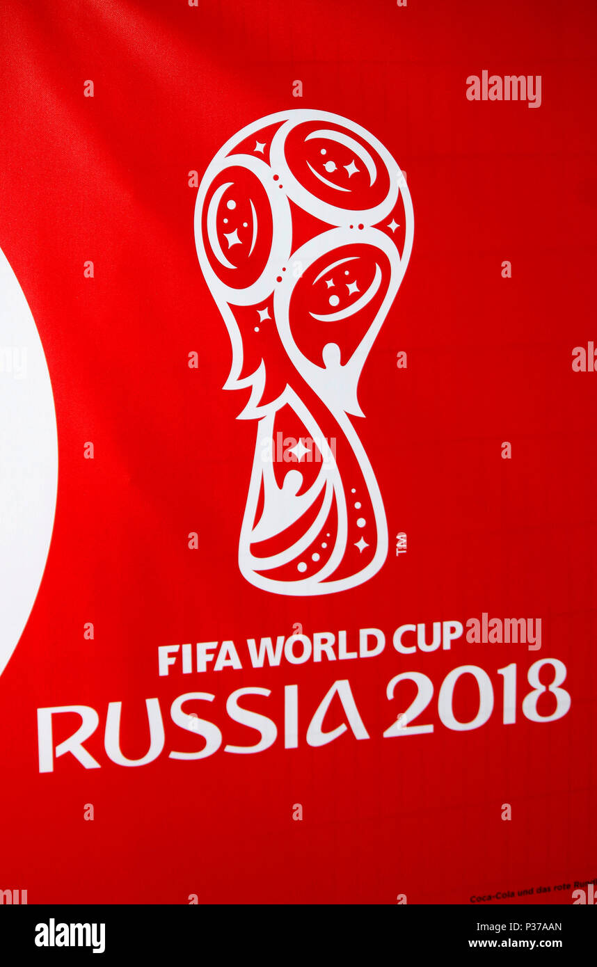 Logo 02 das der Fussball Weltmeisterschaft 'La Russie coupe du monde 2018",  Berlin (nur für redaktionelle Verwendung. Keine Werbung. Referenzdat Photo  Stock - Alamy