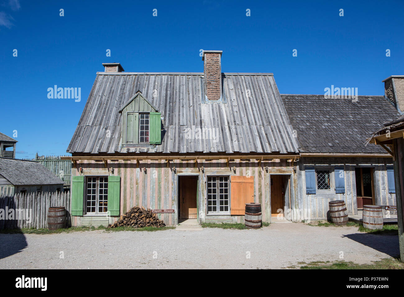 Le Fort Mackinac, Michigan Banque D'Images