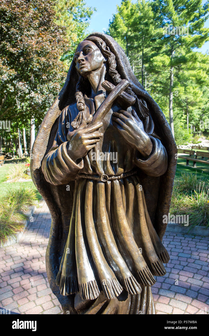 Culte de Sainte Kateri Tekakwitha Banque D'Images