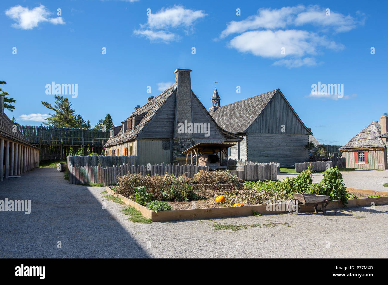 Le Fort Mackinac, Michigan Banque D'Images