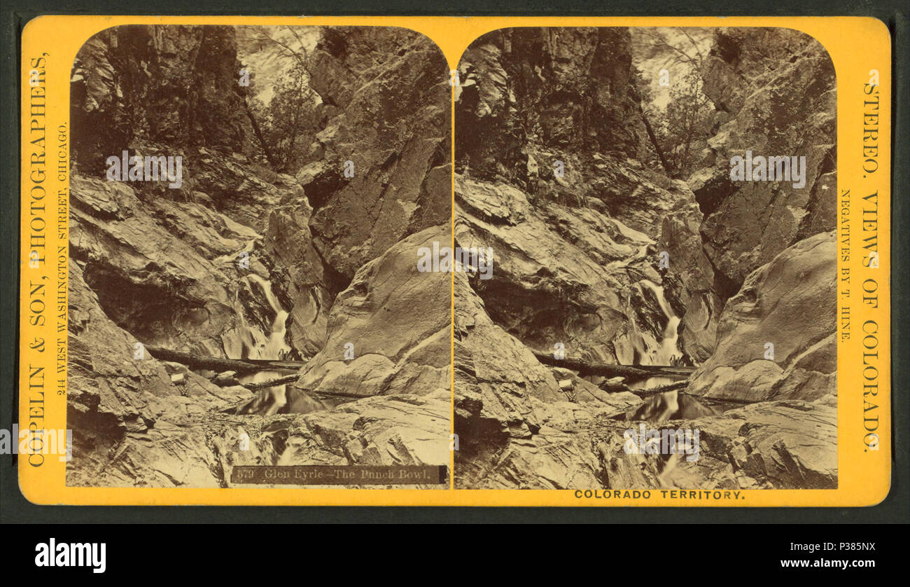 125 Glen Eyrie. Le Bol à Punch, par Thomas Hine Banque D'Images