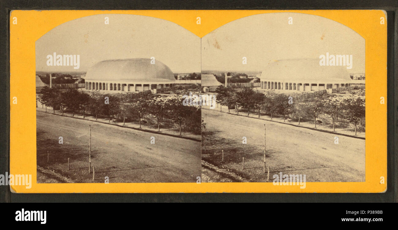 . Grand Tabernacle, Salt Lake City. Couverture : 1865 ?-1910 ?. Mentions légales Source : 1865 ?-1910 ?. Point numérique publié le 1-25-2006 ; mise à jour 2-13-2009. 131 Grand Tabernacle, Salt Lake City, à partir de Robert N. Dennis collection de vues stéréoscopiques Banque D'Images