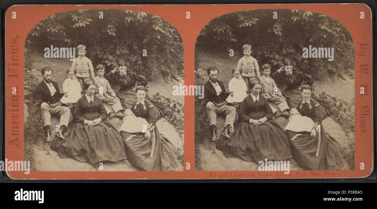 134 Groupe de visiteurs, par Chase, W. M. (1881-1944), ca. 1818-1901 Banque D'Images