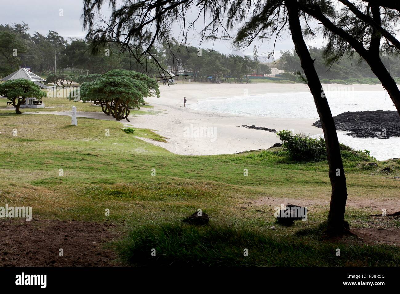 La plage de la cambuse est situé près du village de mon désert, dans la partie sud-est de l'île Maurice. C'est l'une des nombreuses plages de l'île Maurice situé Banque D'Images