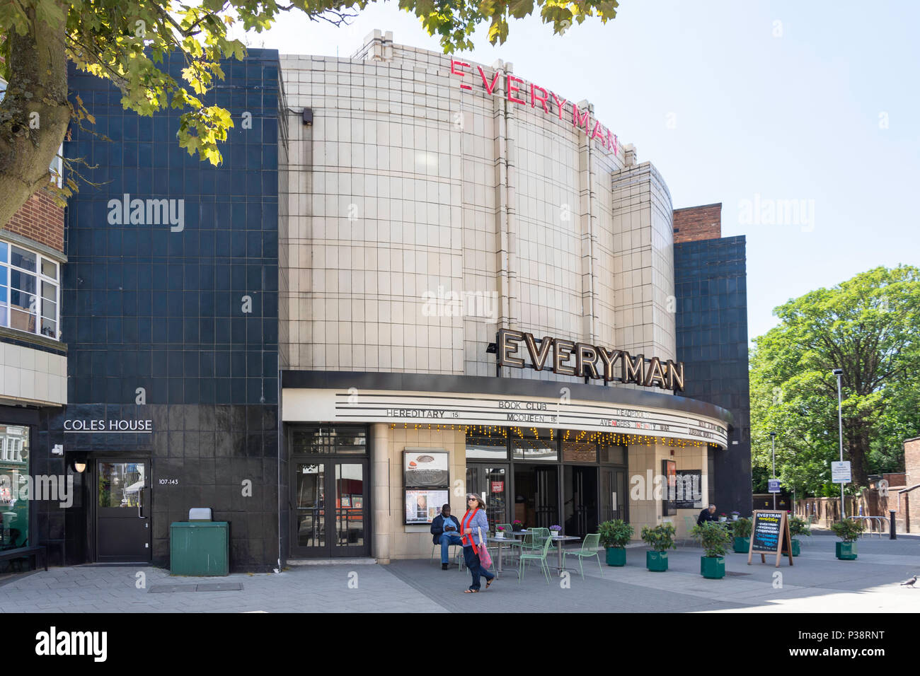 Art déco Muswell Hill Everyman cinema theatre, Fortis Green Road, Muswell Hill, London Borough of Haringey, Greater London, Angleterre, Royaume-Uni Banque D'Images