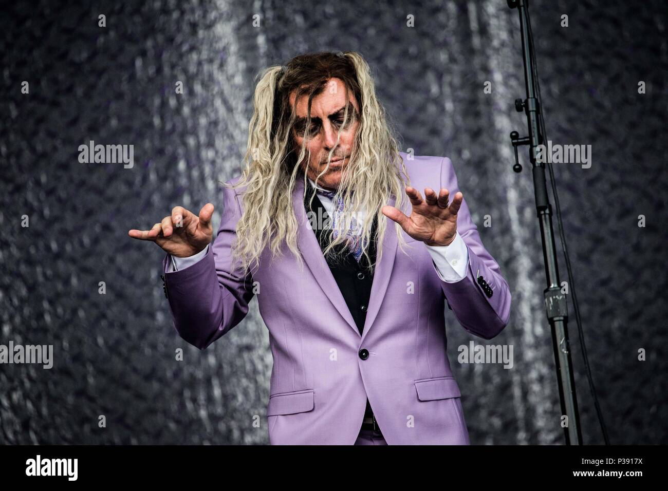 Landgraaf, Pays-Bas 16 juin 2018 un cercle parfait en concert au Festival Pinkpop 2018 © Roberto Finizio/ Alamy Live News Banque D'Images