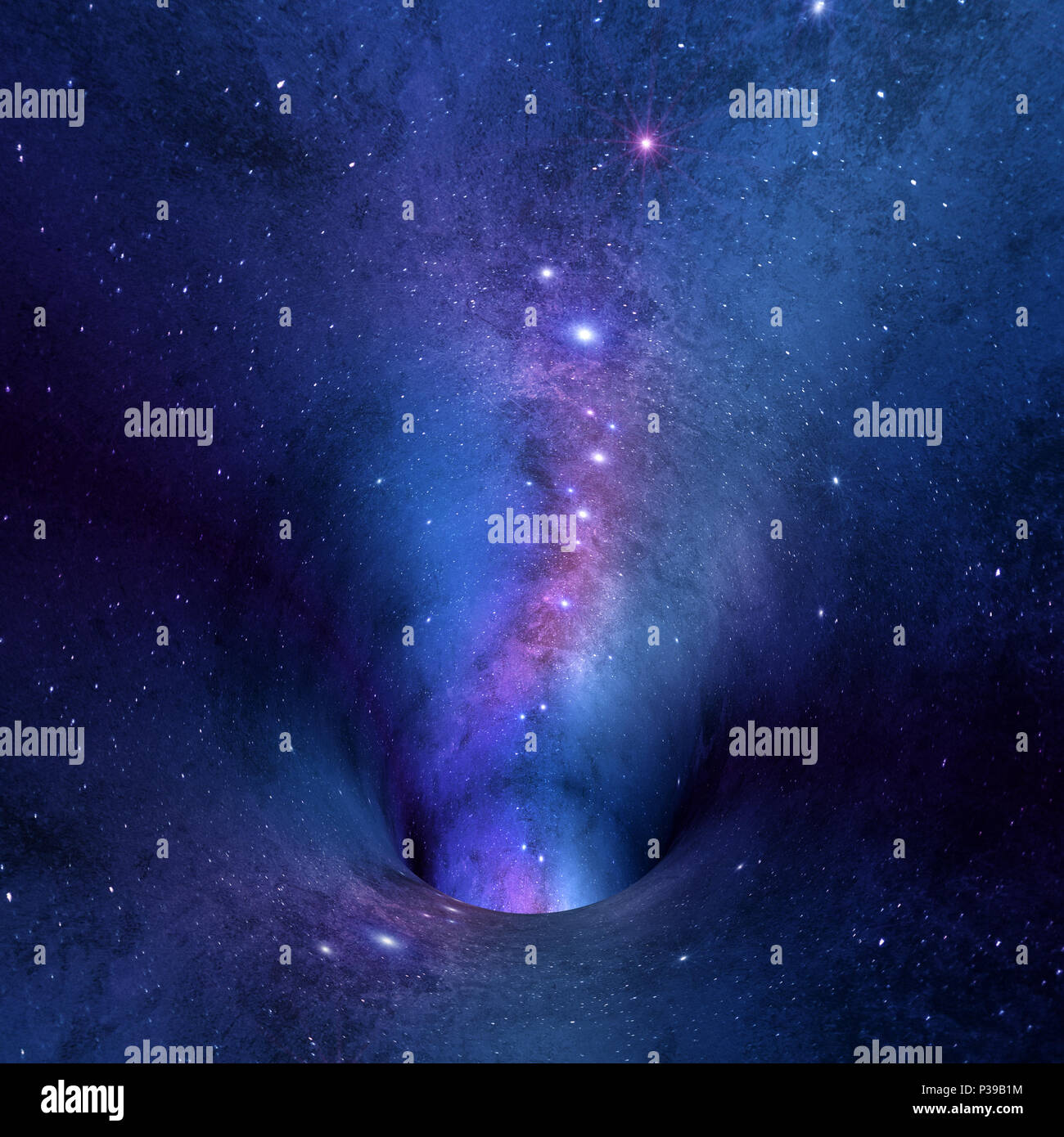 L'infini de l'espace concept Banque D'Images