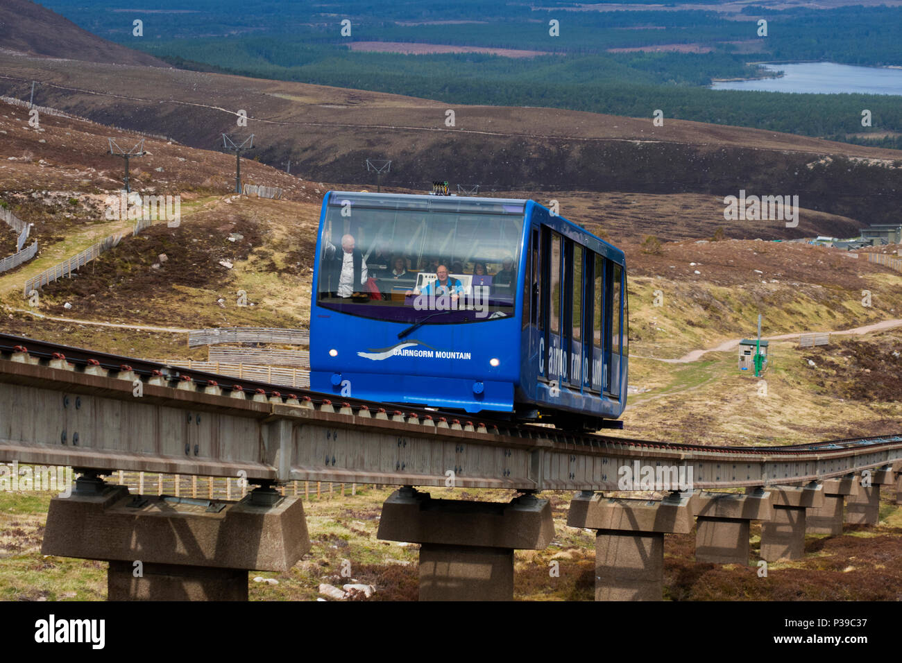 Funiculaire Cairngorm Mountain Ecosse Banque D'Images