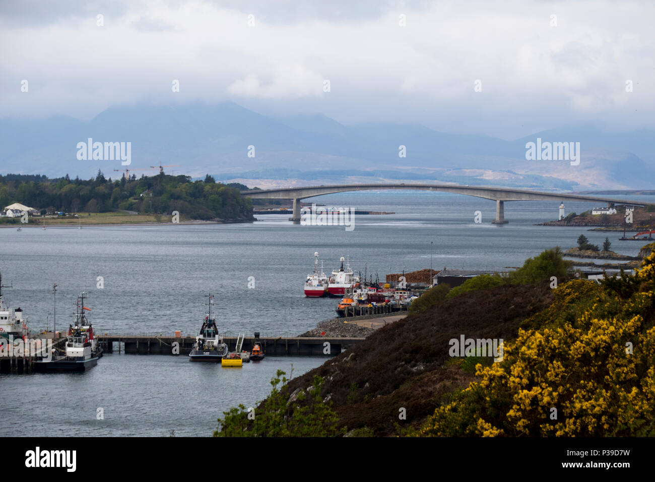 Pont de Skye Loch Alsh Ecosse Banque D'Images