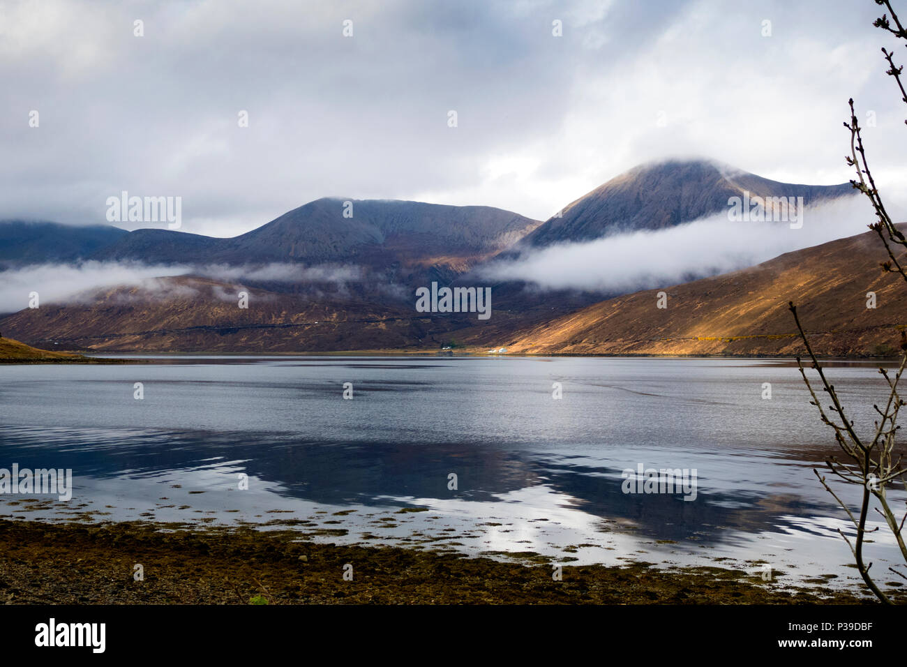 Loch Greshornish Isle of Skye Banque D'Images