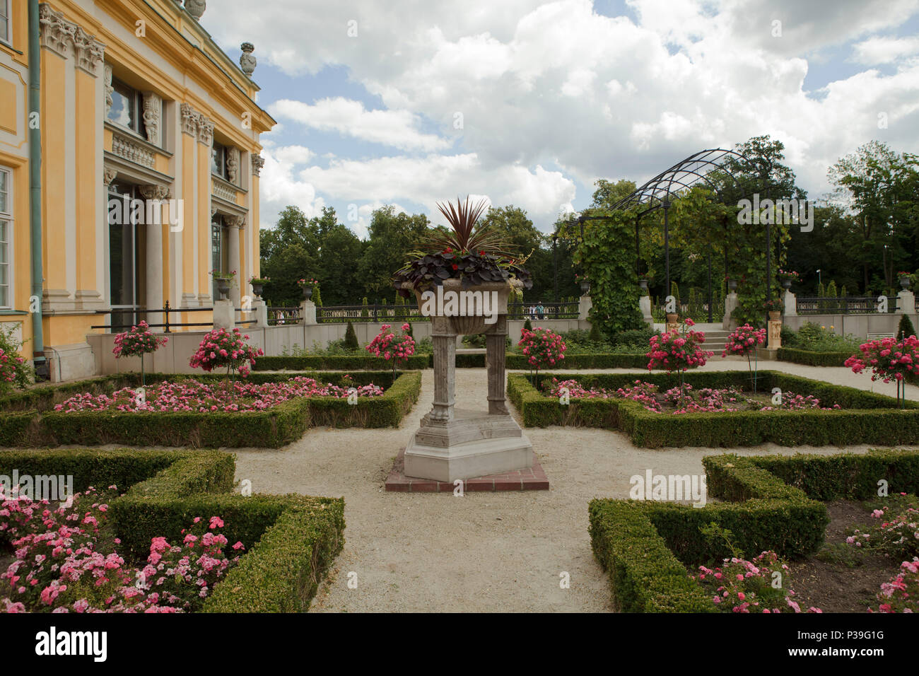 Jardin Royal de Wilanow, Varsovie Banque D'Images