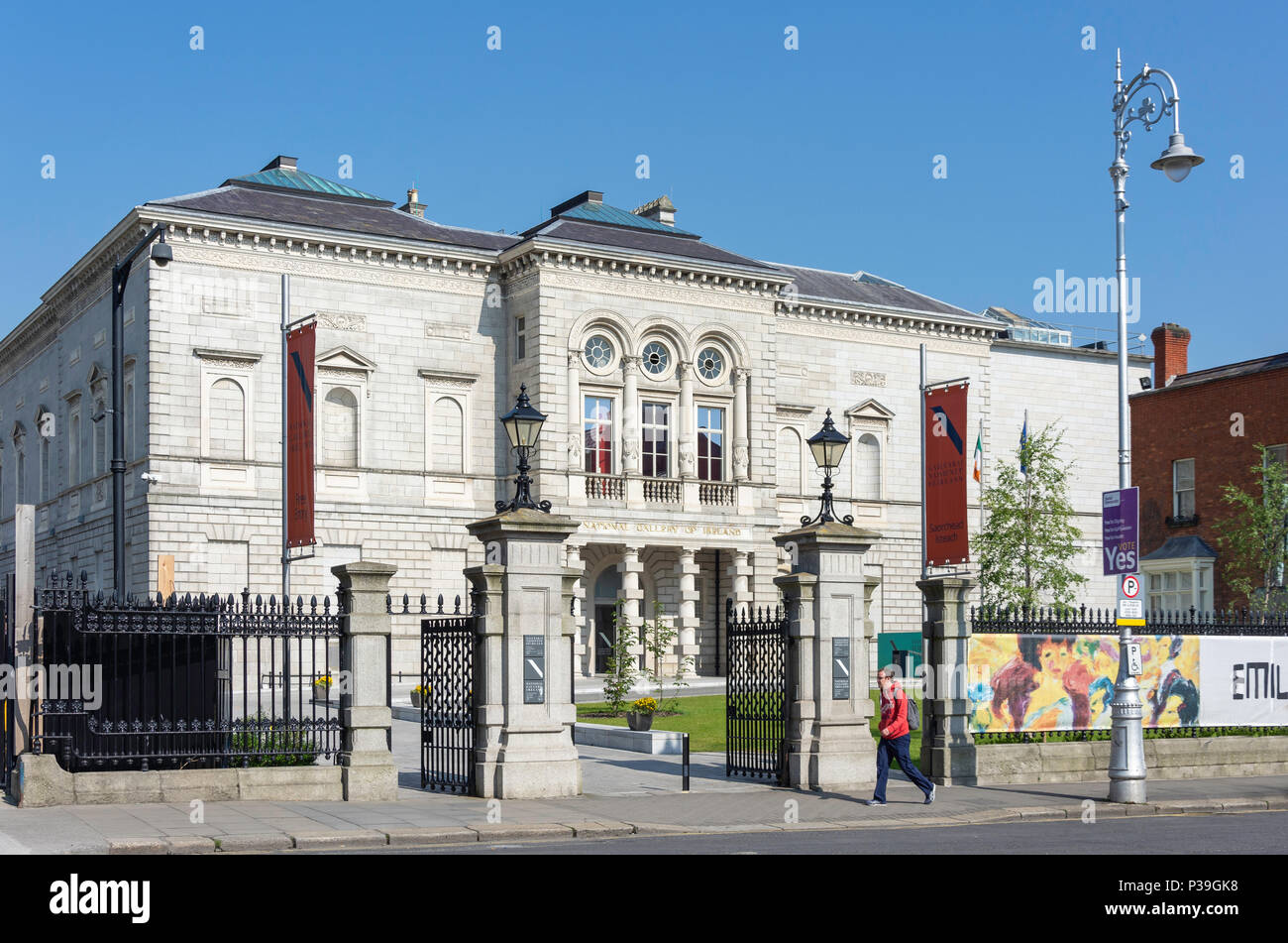 National Gallery of Ireland, Merrion Square, Dublin, Leinster Province, République d'Irlande Banque D'Images