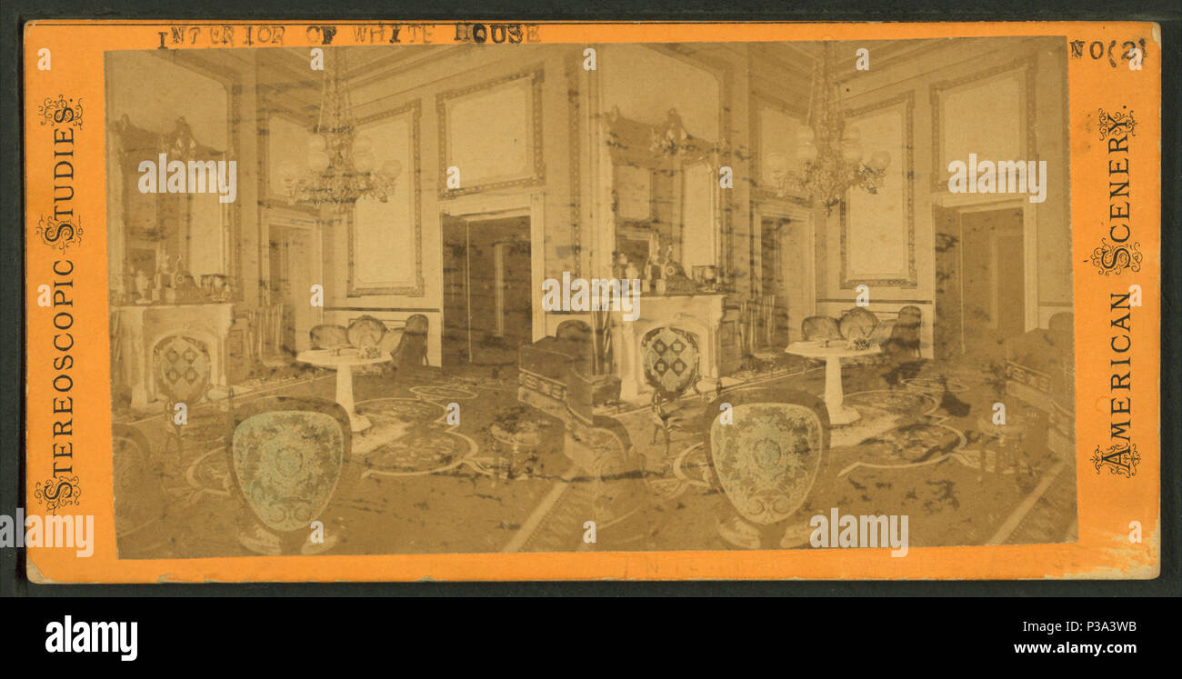 . Vue de l'intérieur de la Maison Blanche. Création : 1860-1910. Couverture : 1860-1910. Mentions légales Source : 1860 ?-1910 ?. 10-24-2005 point numérique publié ; mis à jour le 2-12-2009. 158 vue de l'intérieur de la Maison Blanche, à partir de Robert N. Dennis collection de vues stéréoscopiques Banque D'Images . Vue de l'intérieur de la Maison Blanche. Création : 1860-1910. Couverture : 1860-1910. Mentions légales Source : 1860 ?-1910 ?. 10-24-2005 point numérique publié ; mis à jour le 2-12-2009. 158 vue de l'intérieur de la Maison Blanche, à partir de Robert N. Dennis collection de vues stéréoscopiques Banque D'Images