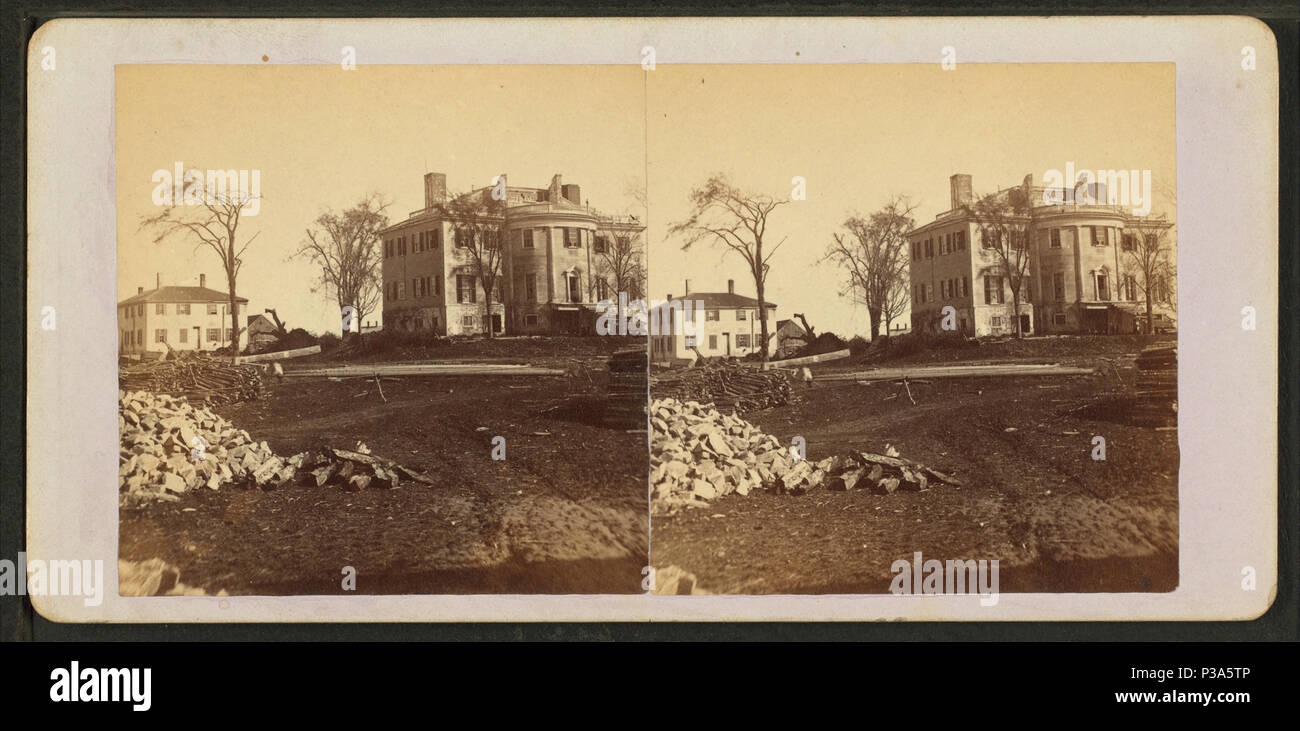 164 Knox Mansion, Newell, moi, à partir de Robert N. Dennis collection de vues stéréoscopiques Banque D'Images