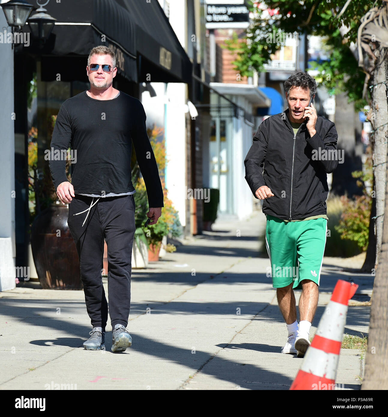 Eric Dane va à déjeuner avec un ami avec : Eric Dane Où : Los Angeles, California, United States Quand : 17 mai 2018 Source : WENN.com Banque D'Images