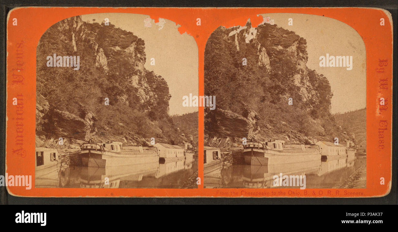 187 Md. Heights, de Harper's Ferry, à partir de Robert N. Dennis collection de vues stéréoscopiques Banque D'Images