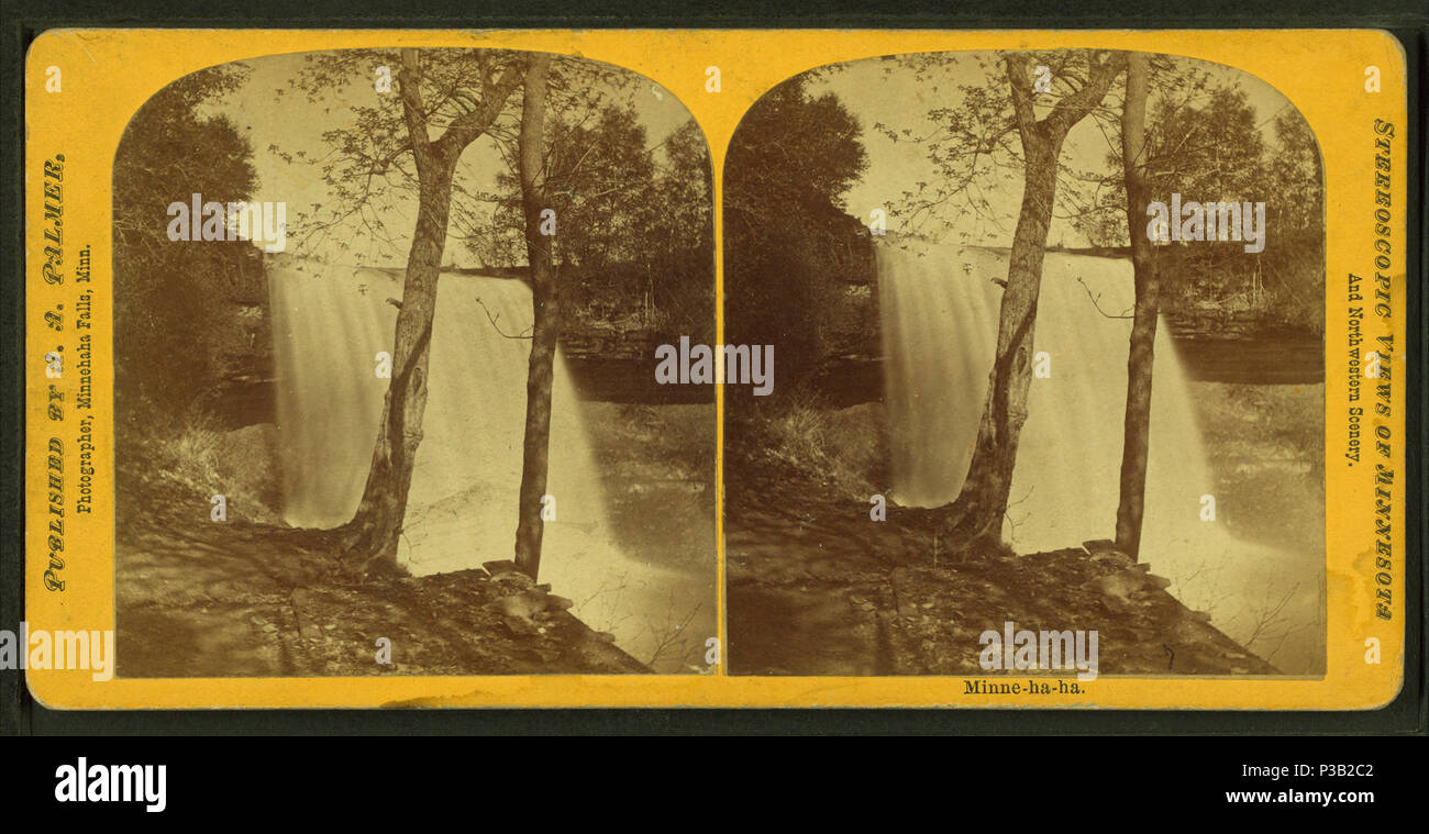 191 Minne-ha-ha, par A. A. Palmer Banque D'Images