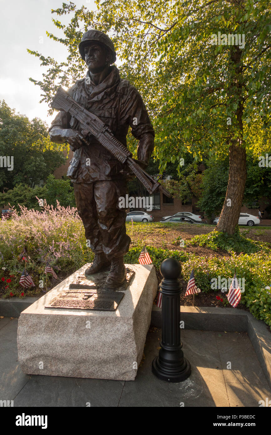 Statue du caporal Michael J Crescenz Philadelphia PA Banque D'Images