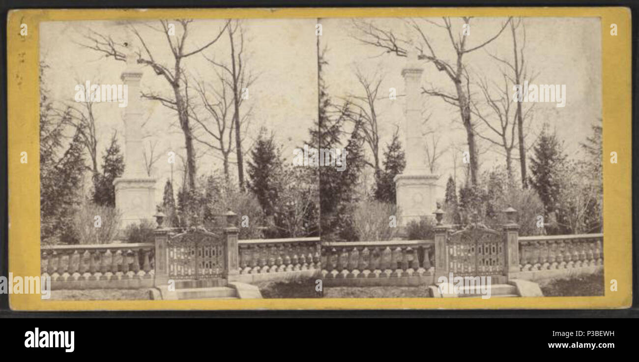 . New York Fire Department's monument (vue de face). Référence : [1865 ?-1880 ?]. Point numérique publié le 4-27-2006 ; mise à jour 6-25-2010. 209 New York Fire Department's monument (vue de face), par E. &AMP ; H.T. Anthony (Entreprise) Banque D'Images