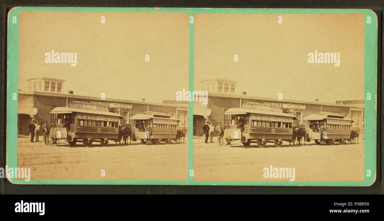 209 Dépôt de New York, 31e &AMP ; Market Streets, Phila, par Newell, R., d. 1897 Banque D'Images