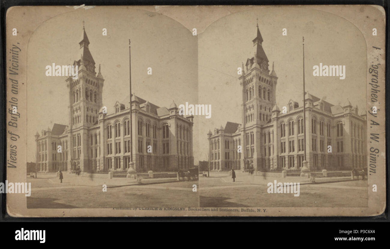 207 Nouvelle Ville et le County Hall, par A. W. Simon Banque D'Images