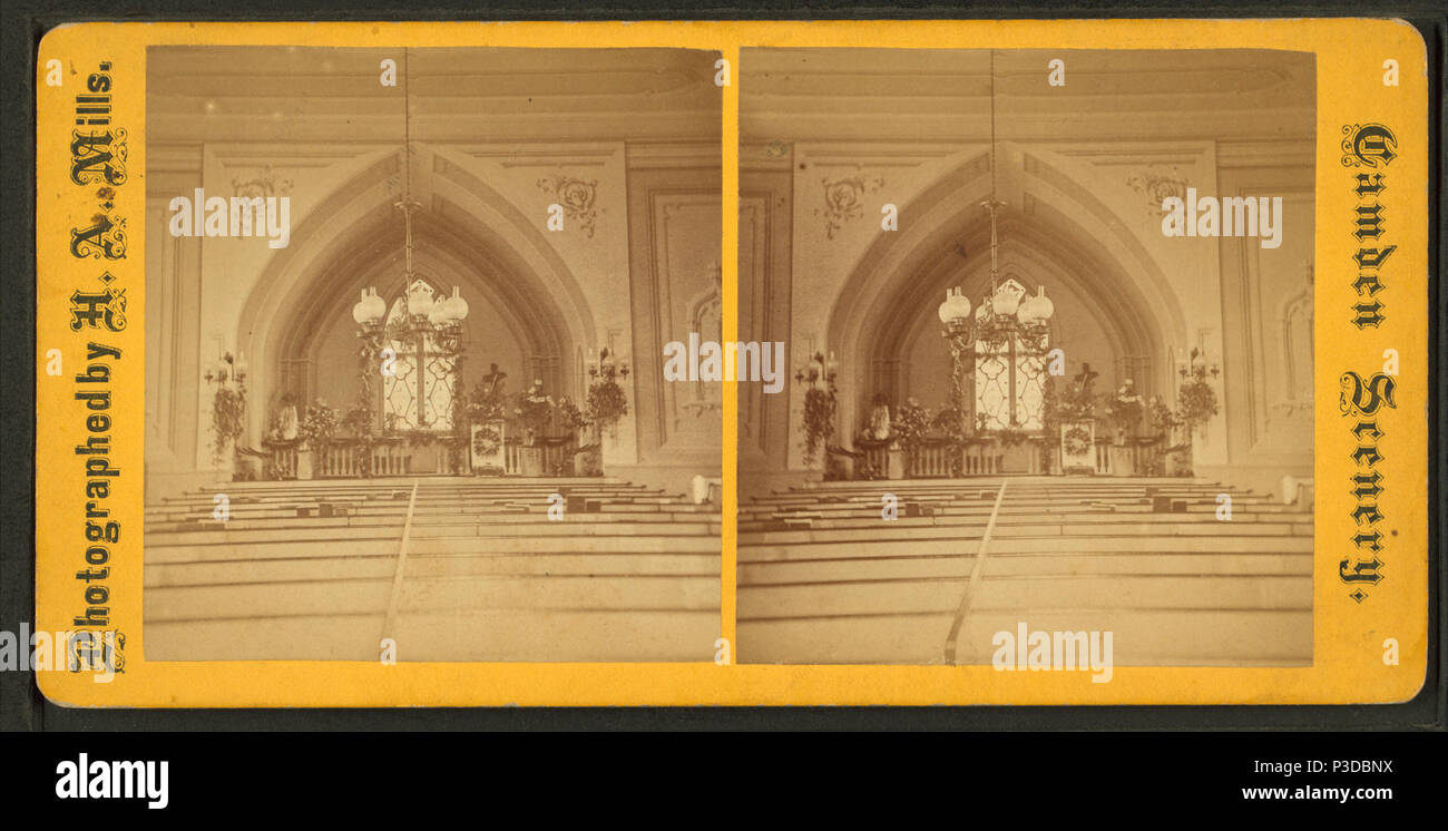 261 Saint Thomas d'église épiscopale, par H. A. Mills Banque D'Images