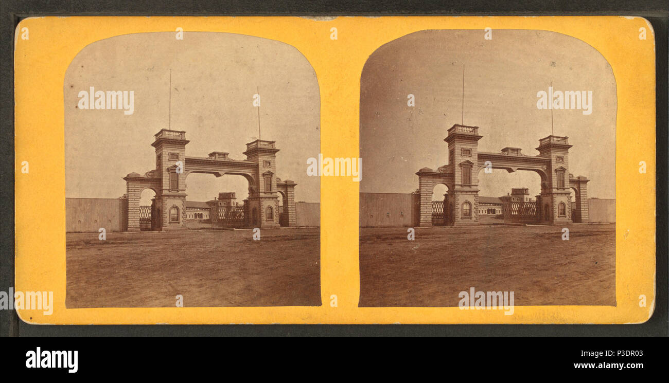 . Sprague Gateway. Titre alternatif : vues stéréoscopiques de Windsor. Création : ca. 1870. Couverture : 1860 ?-1920 ?. Mentions légales Source : 1860 ?-1920 ?. Point numérique publié le 1-25-2006 ; mise à jour 2-13-2009. 279 Passerelle Sprague, par la chambre photographique de Windsor Banque D'Images