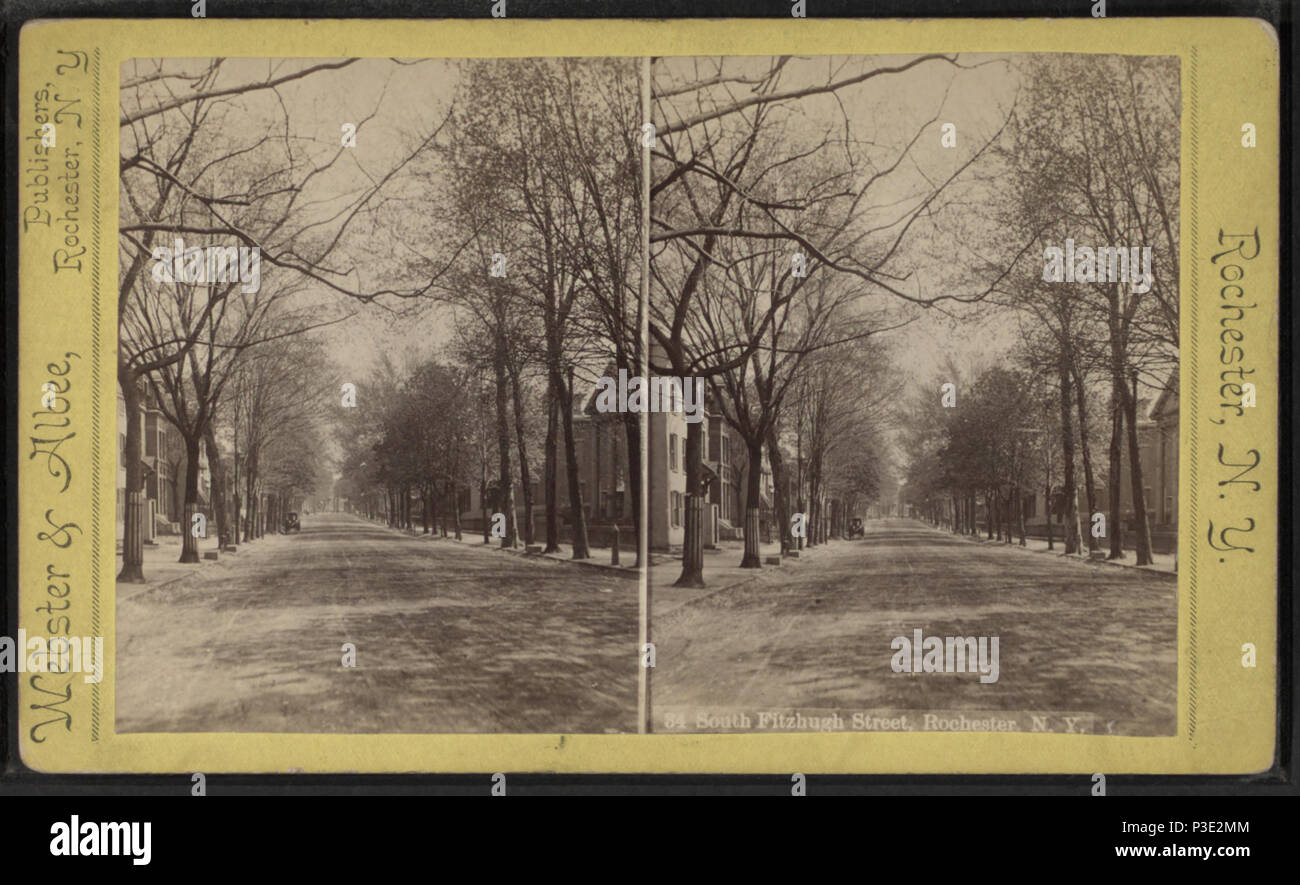 . L'Fitzhugh Street, Rochester, N.Y. TITRE ALTERNATIF : paysage américain artistique. Création : 1892. Référence : [1892]. Mentions légales Source : [1860 ?-1900 ?]. Article publié le 12-1-2005 numérique ; mis à jour le 2-11-2009. 277, rue Sud Fitzhugh, Rochester, N.Y, par Webster &AMP ; Albee Banque D'Images