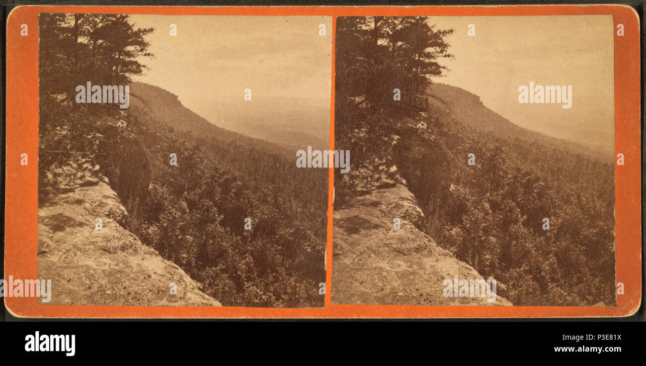 . Coucher du soleil Rock, sur la partie occidentale de l'embarquement. Titre alternatif : Lookout Mountain views. Création : 1865 ?-1886. Référence : [1865 ?-1886]. Mentions légales Source : 1865 ?-1909.. Point numérique publié le 1-25-2006 ; mise à jour 6-4-2009. 292 Sunset Rock, sur l'ouest brow, par J. B. Linn 3 Banque D'Images