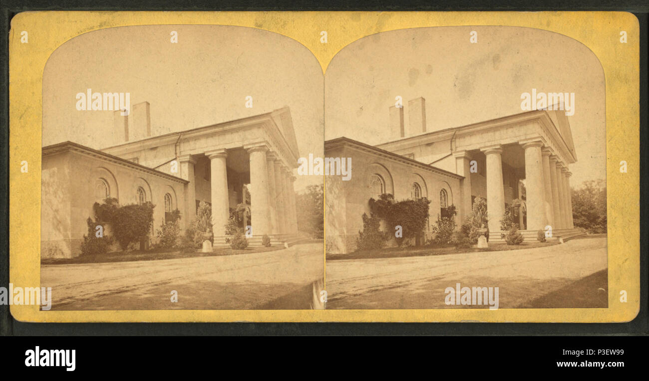 . L'Arlington House, Va. Couverture : 1864 ?-1925. Mentions légales Source : 1864 ?-1925. Article 3-9-2006 numérique publié ; mise à jour 2-13-2009. 300 l'Arlington House, va, par Bell, C. M. (Charles Milton), ca. 1849-1893 Banque D'Images