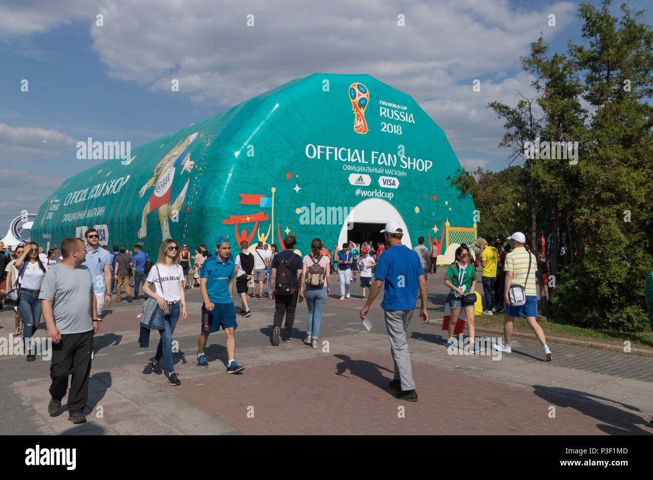 Coupe du Monde FIFA 2018 Moscou, Russie Banque D'Images