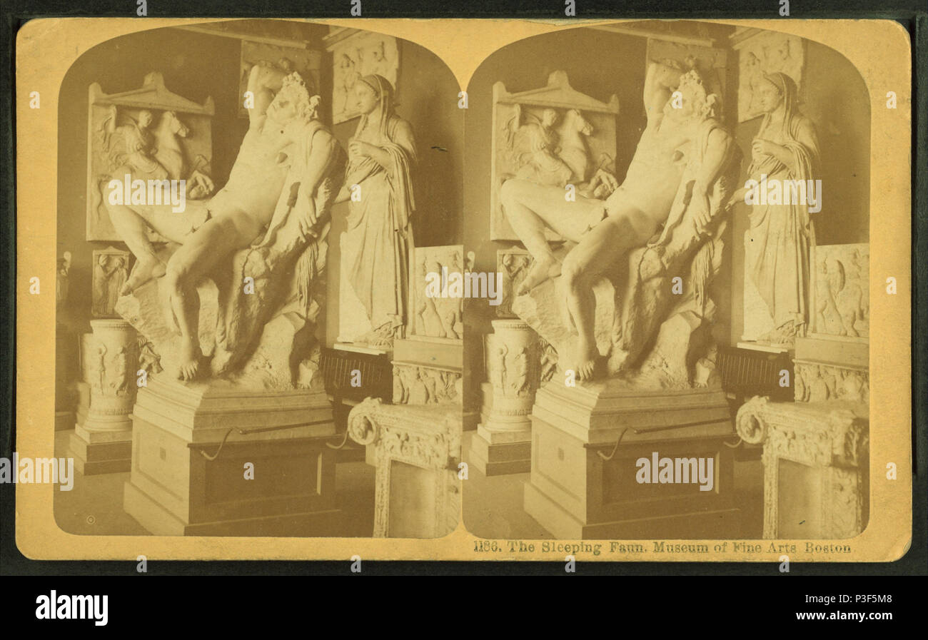 321 La faune de couchage, Musée des beaux-arts de Boston, par Littleton Voir Co. Banque D'Images