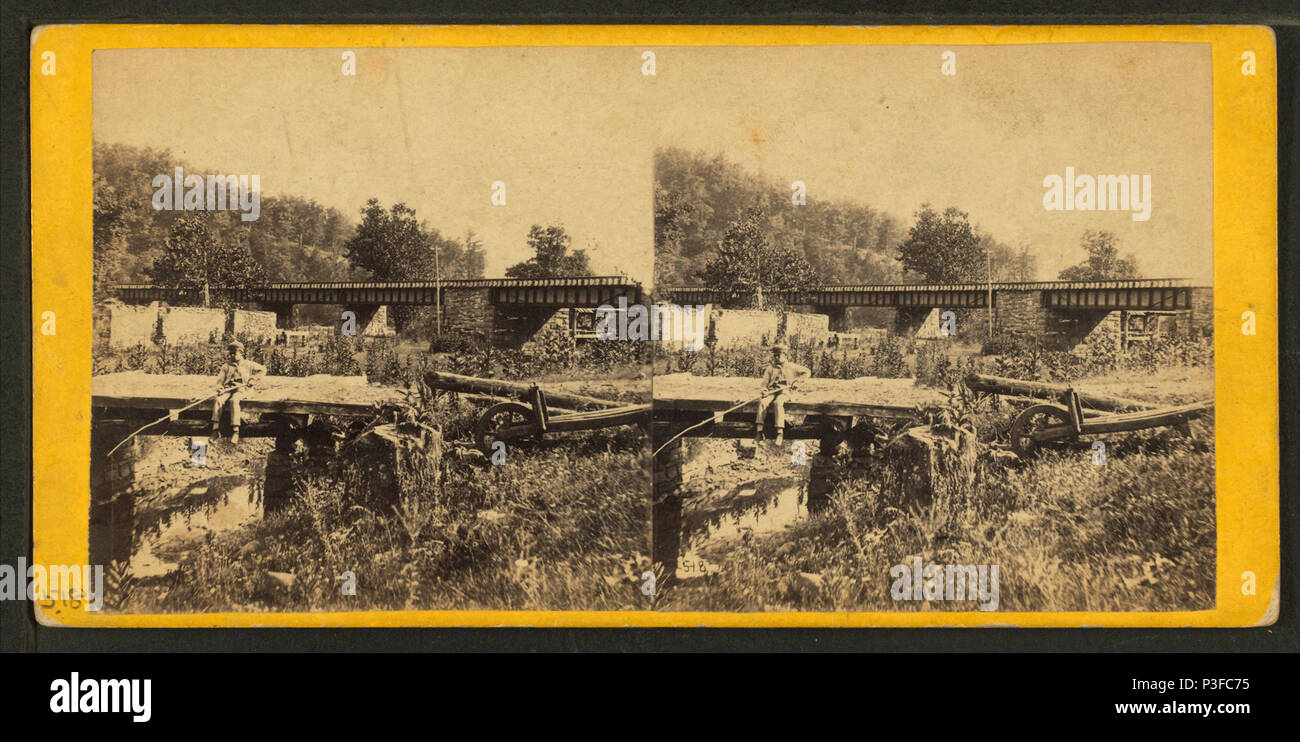 . Le pont de fer et les ruines de l'ancien moulin, près de Spence Creek, Huntington Co. Couverture : 1860 ?-1870 ?. Mentions légales Source : New York : E. & H. T. Anthony, 1860 ?-1870 ?. Point numérique publié 9-29 -2005 ; mise à jour 2-13-2009. 311 Le pont de fer et les ruines de l'ancien moulin, près de Spence Creek, Co, à partir de Robert N. Dennis collection de vues stéréoscopiques 3 Banque D'Images