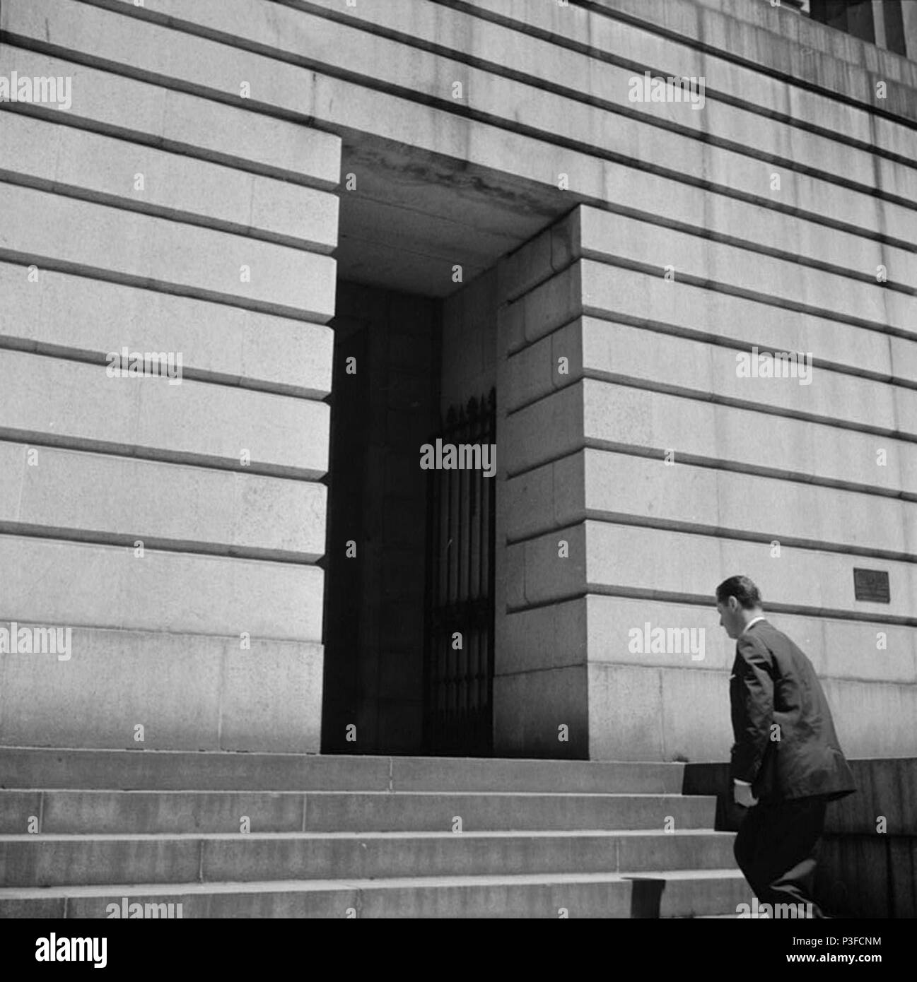 10. Détail, façade sud, PORTE D'ENTRÉE. Banque D'Images